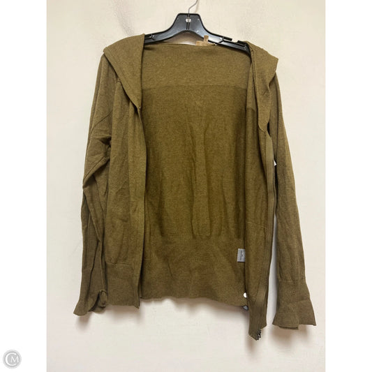 Sweatshirt Hoodie By Eileen Fisher In Green, Size: Xl