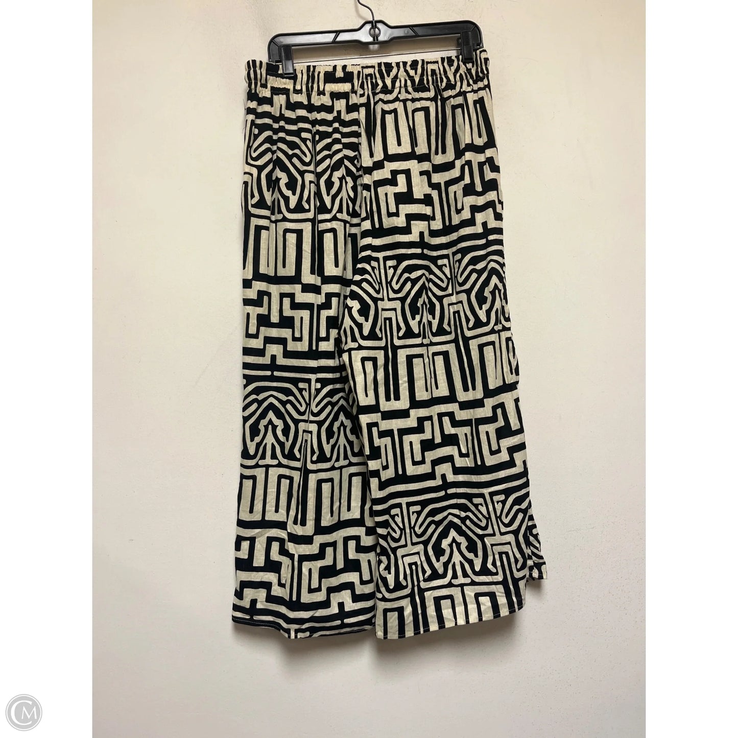 Pants Wide Leg By Rachel Zoe In Black & Tan, Size: 16