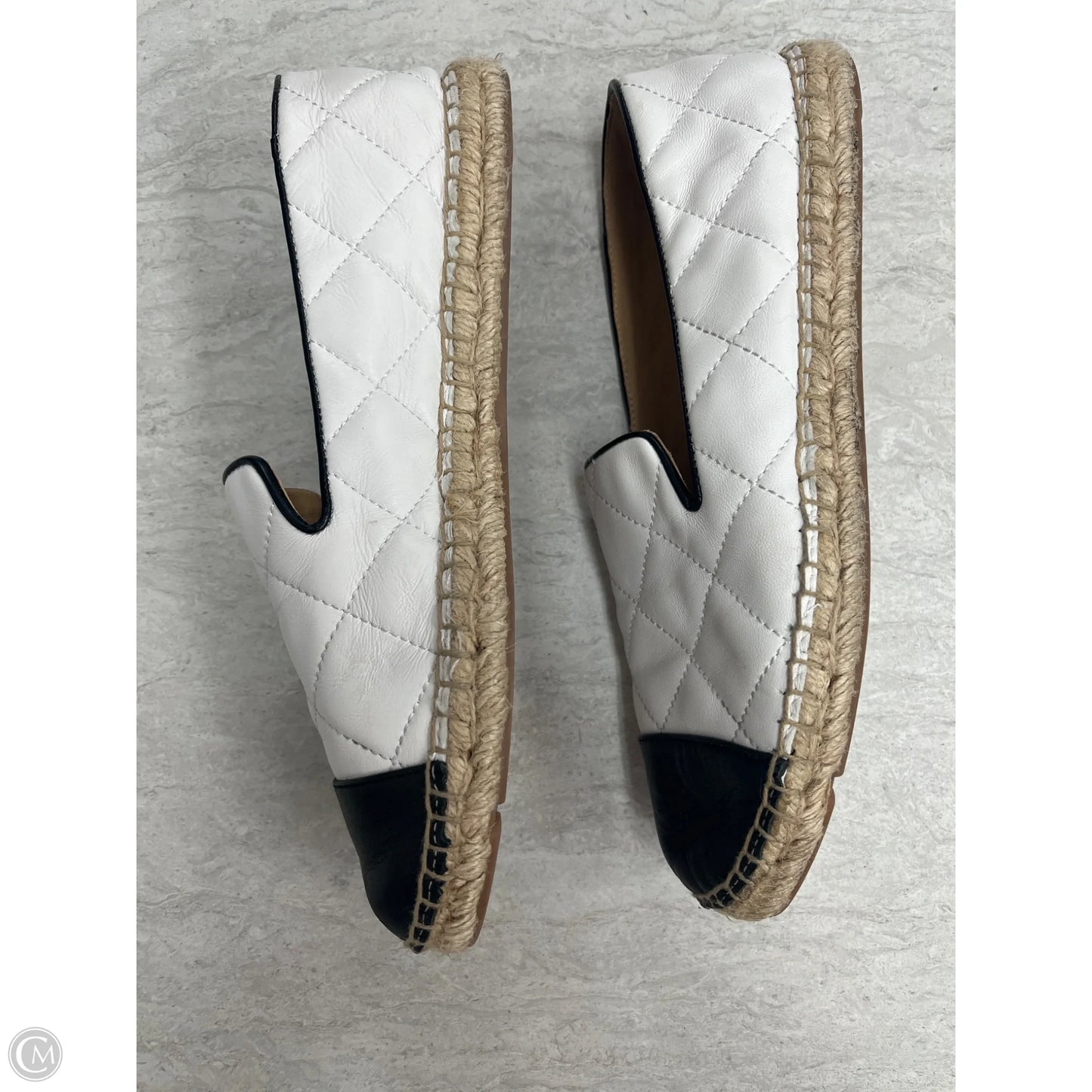 Shoes Flats By Talbots In Black & White, Size: 9.5