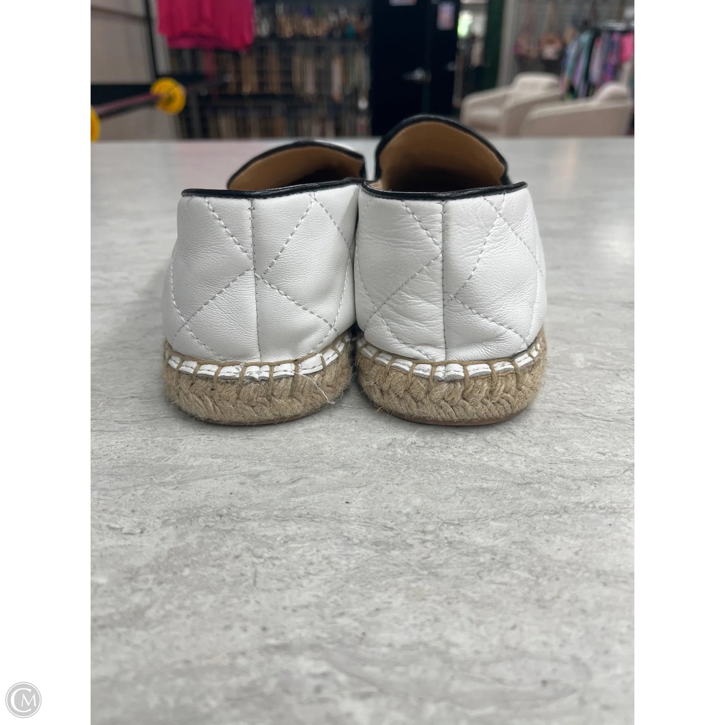 Shoes Flats By Talbots In Black & White, Size: 9.5