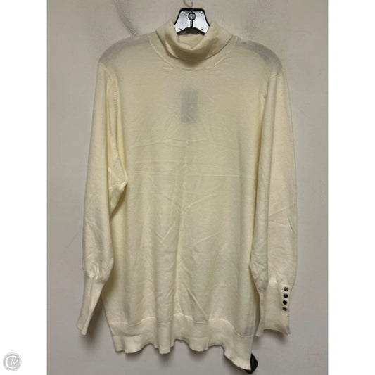 Sweater By Torrid In Cream, Size: 3x
