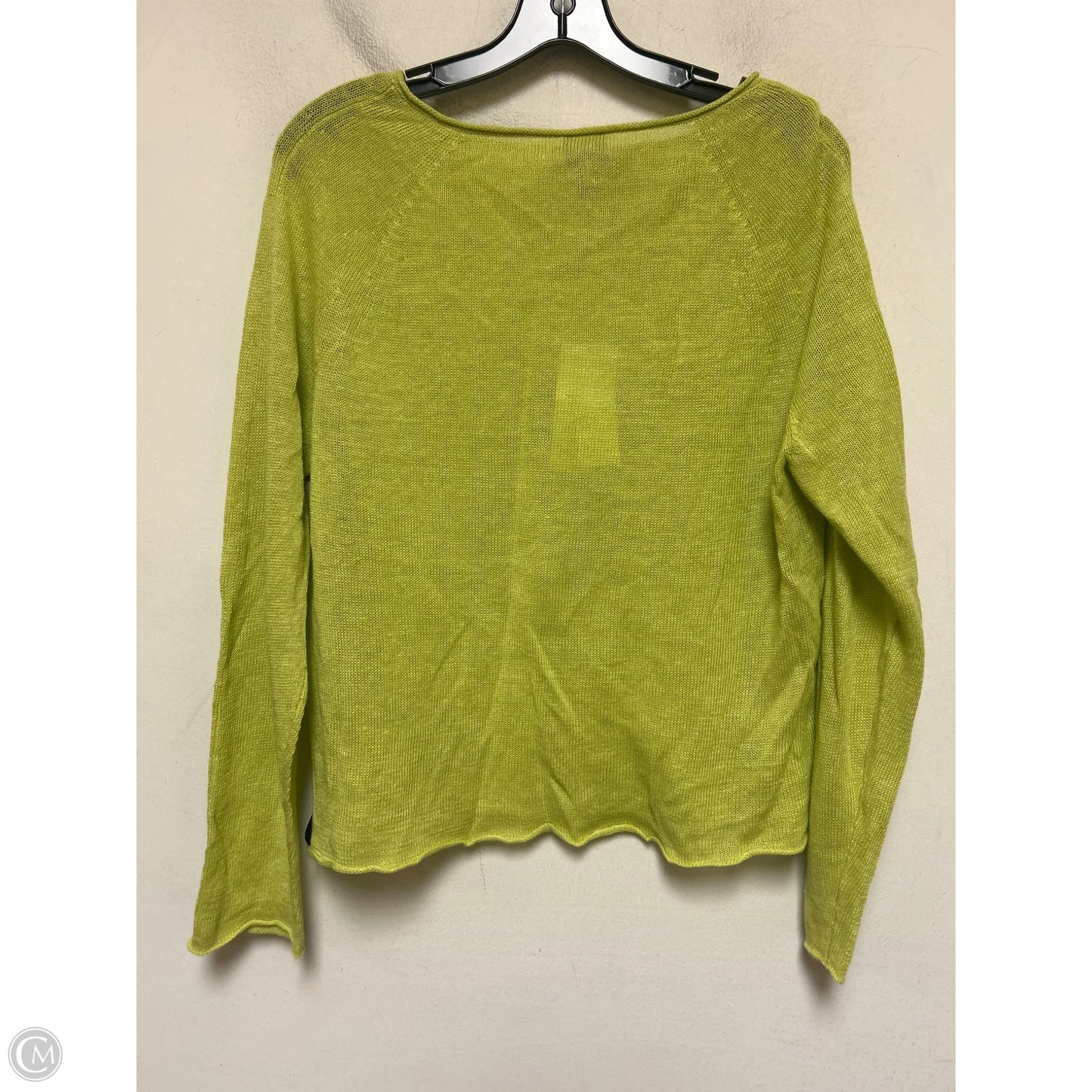 Top Long Sleeve By Eileen Fisher In Green, Size: L