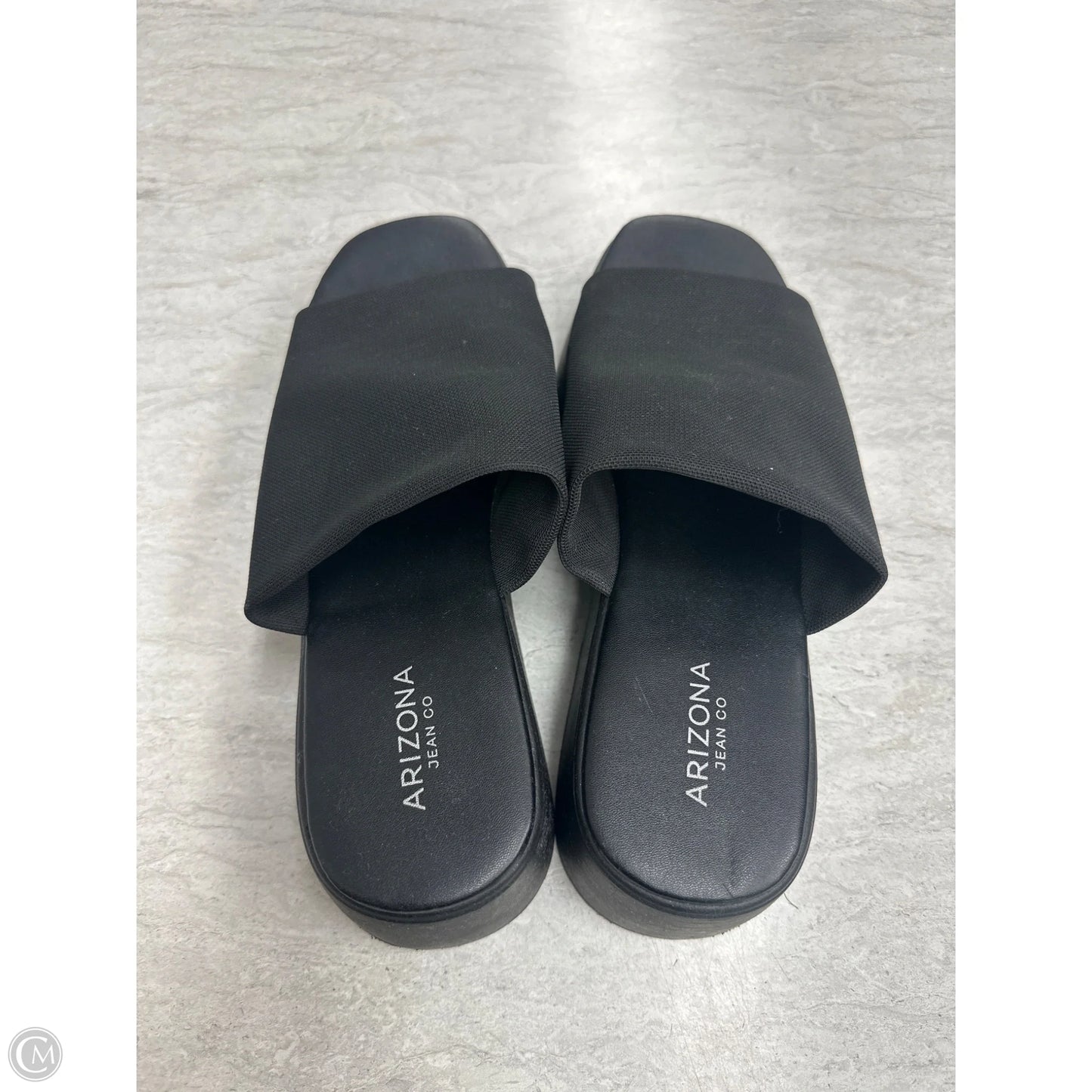Sandals Heels Platform By Arizona In Black, Size: 11