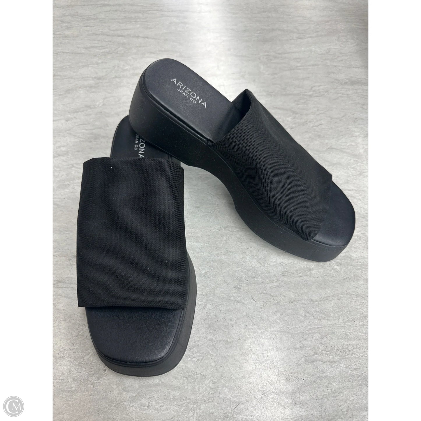 Sandals Heels Platform By Arizona In Black, Size: 11