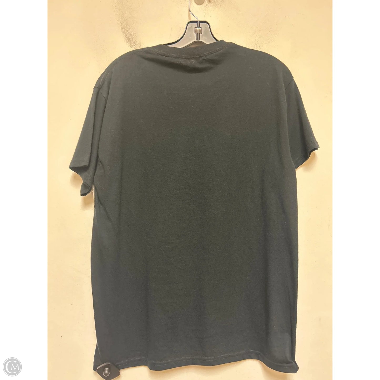 Top Short Sleeve Basic By Walt Disney In Black, Size: M