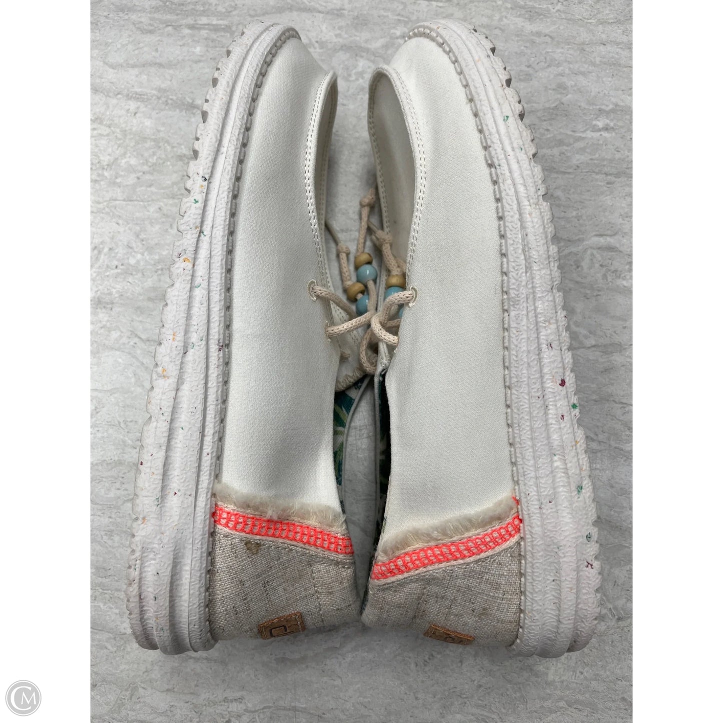 Shoes Flats By Hey Dude In White, Size: 8