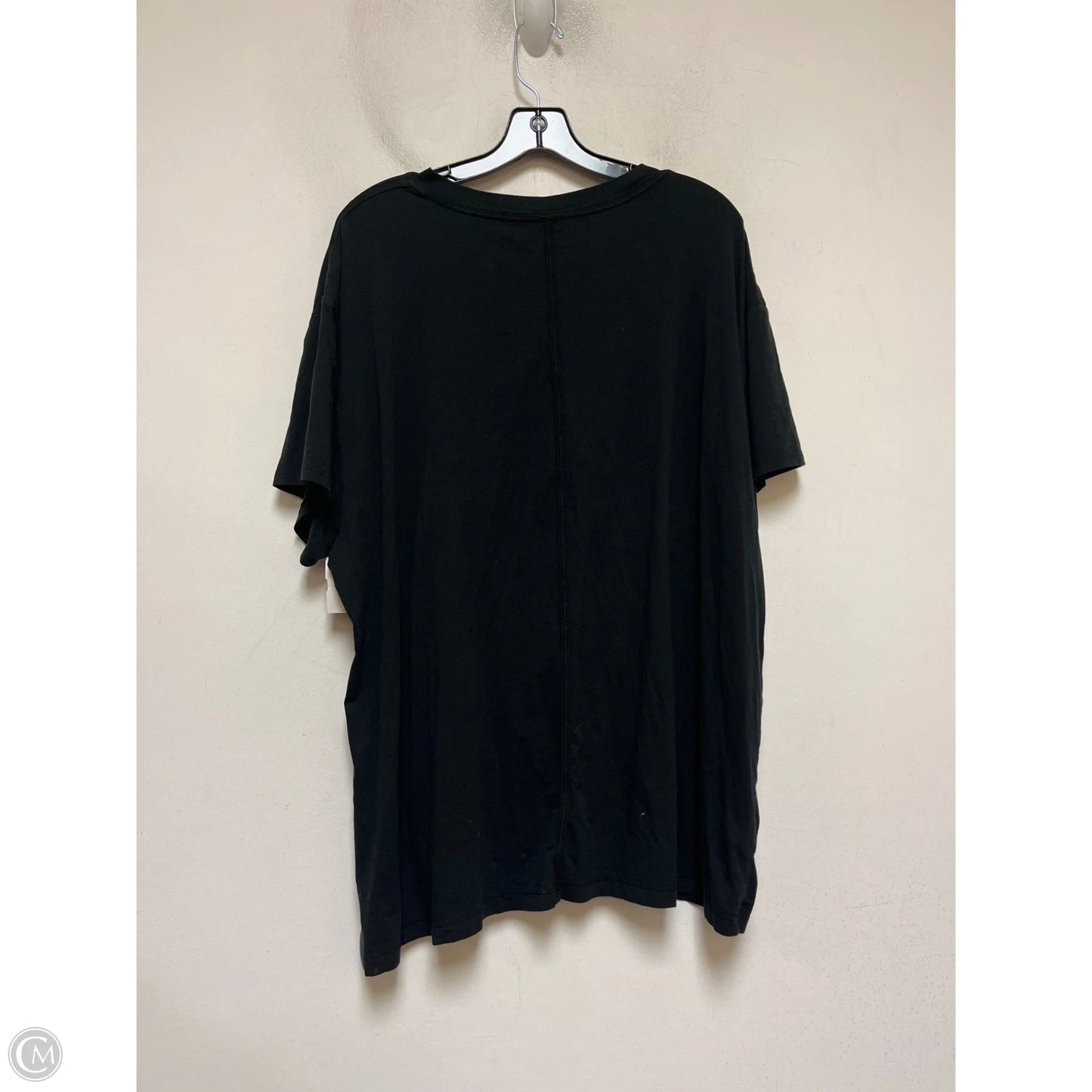 Athletic Top Short Sleeve By Lululemon In Black, Size: Xl