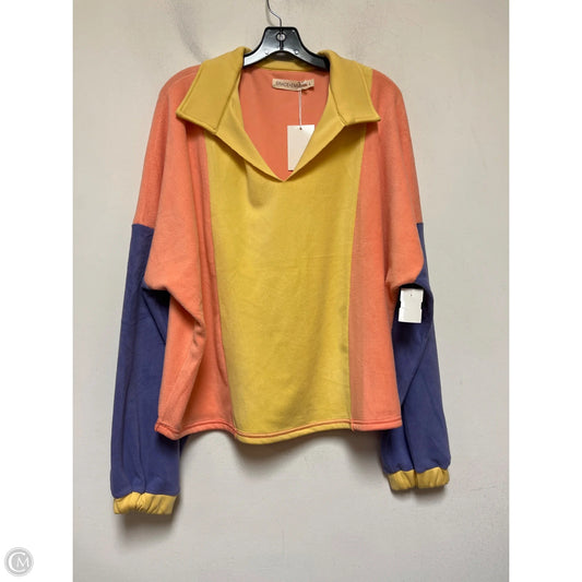 Sweatshirt Collar By Clothes Mentor In Multi-colored, Size: L