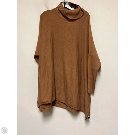 Sweater By Joseph A. In Brown, Size: 1x