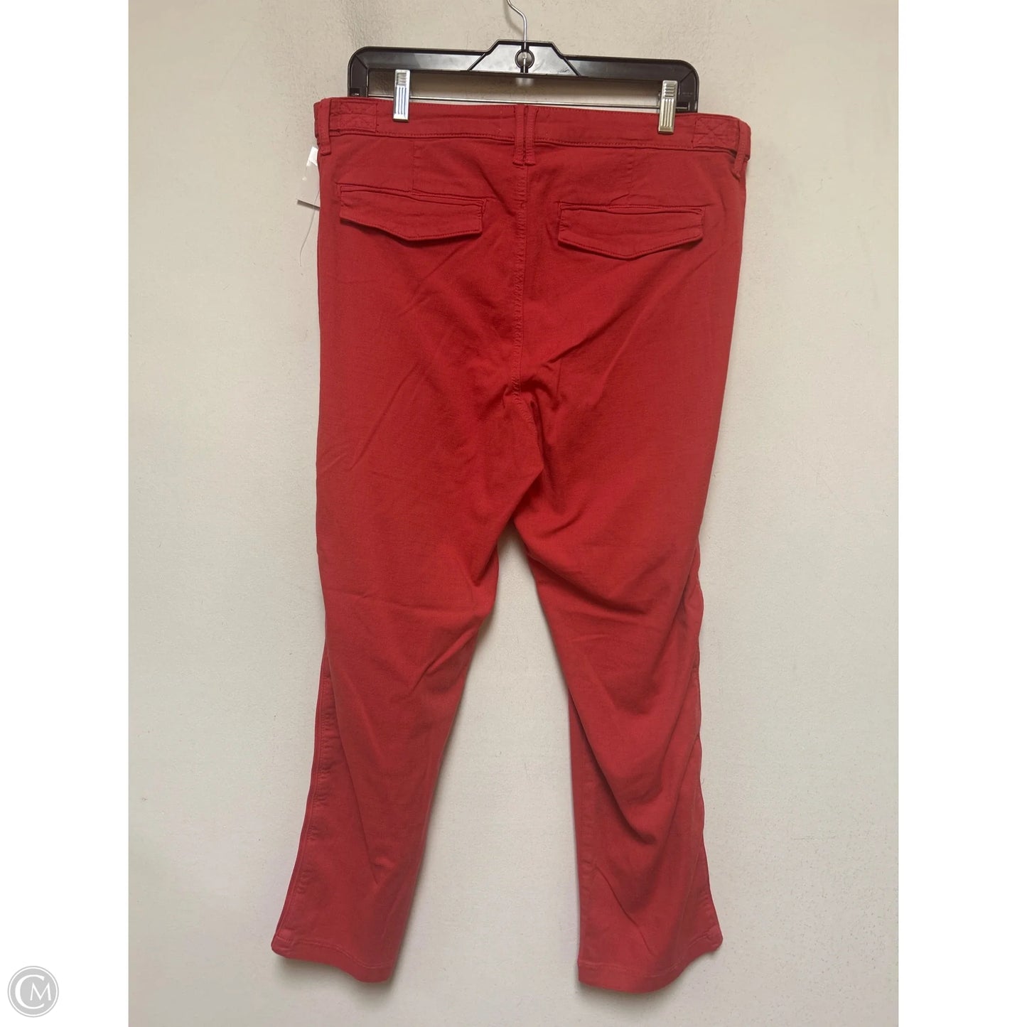 Jeans Straight By Pistola In Red, Size: 10