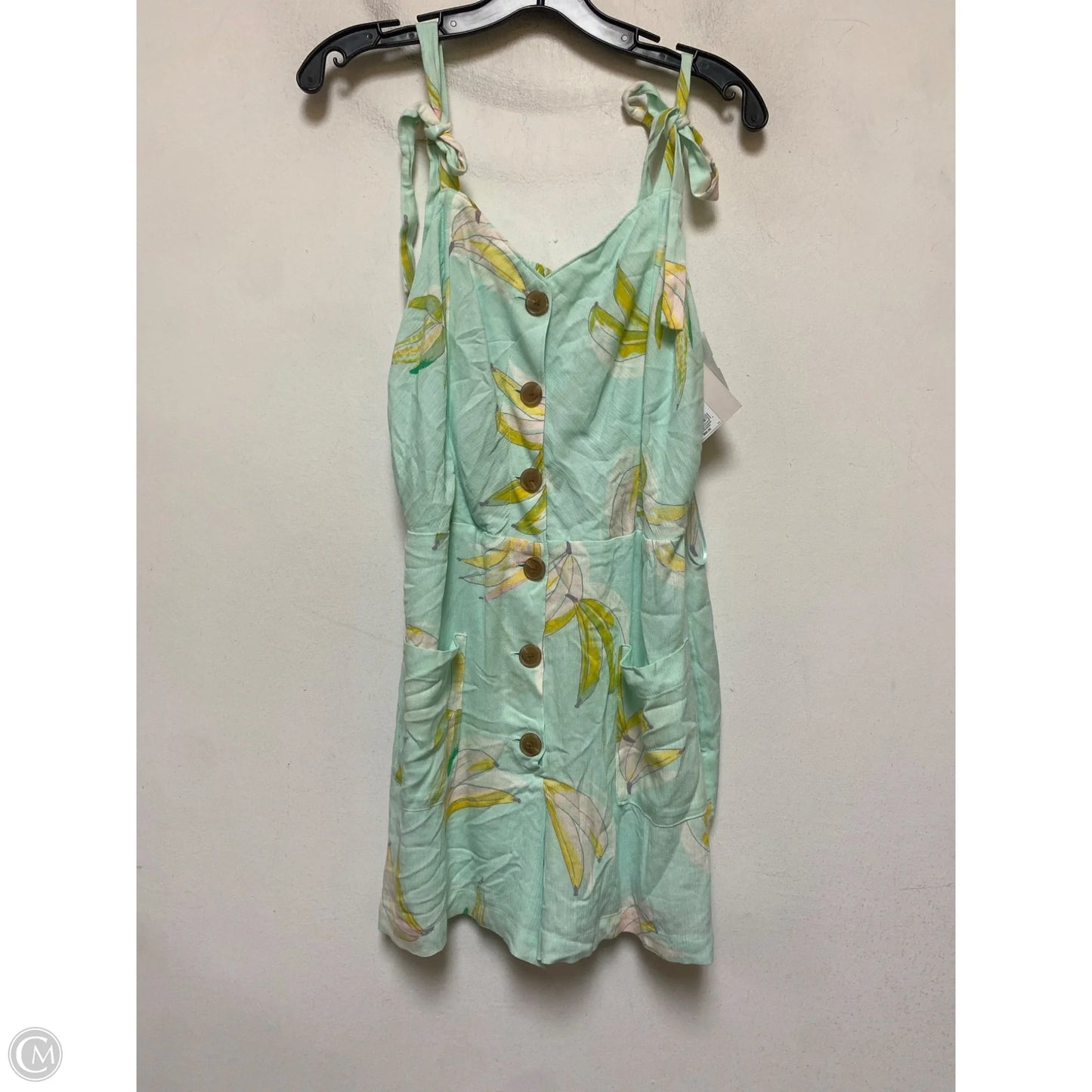 Romper By Lc Lauren Conrad In Blue & Yellow, Size: L