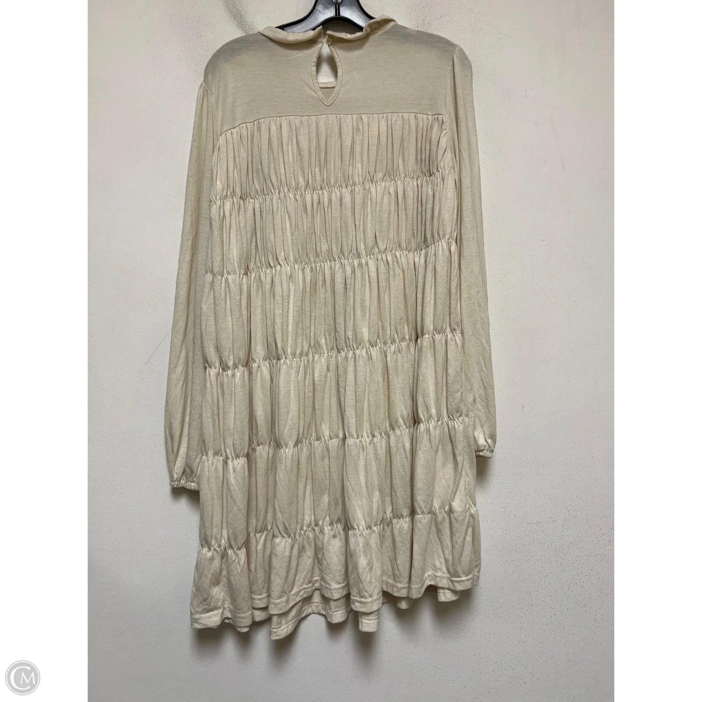 Dress Casual Short By Vero Moda In Cream, Size: S