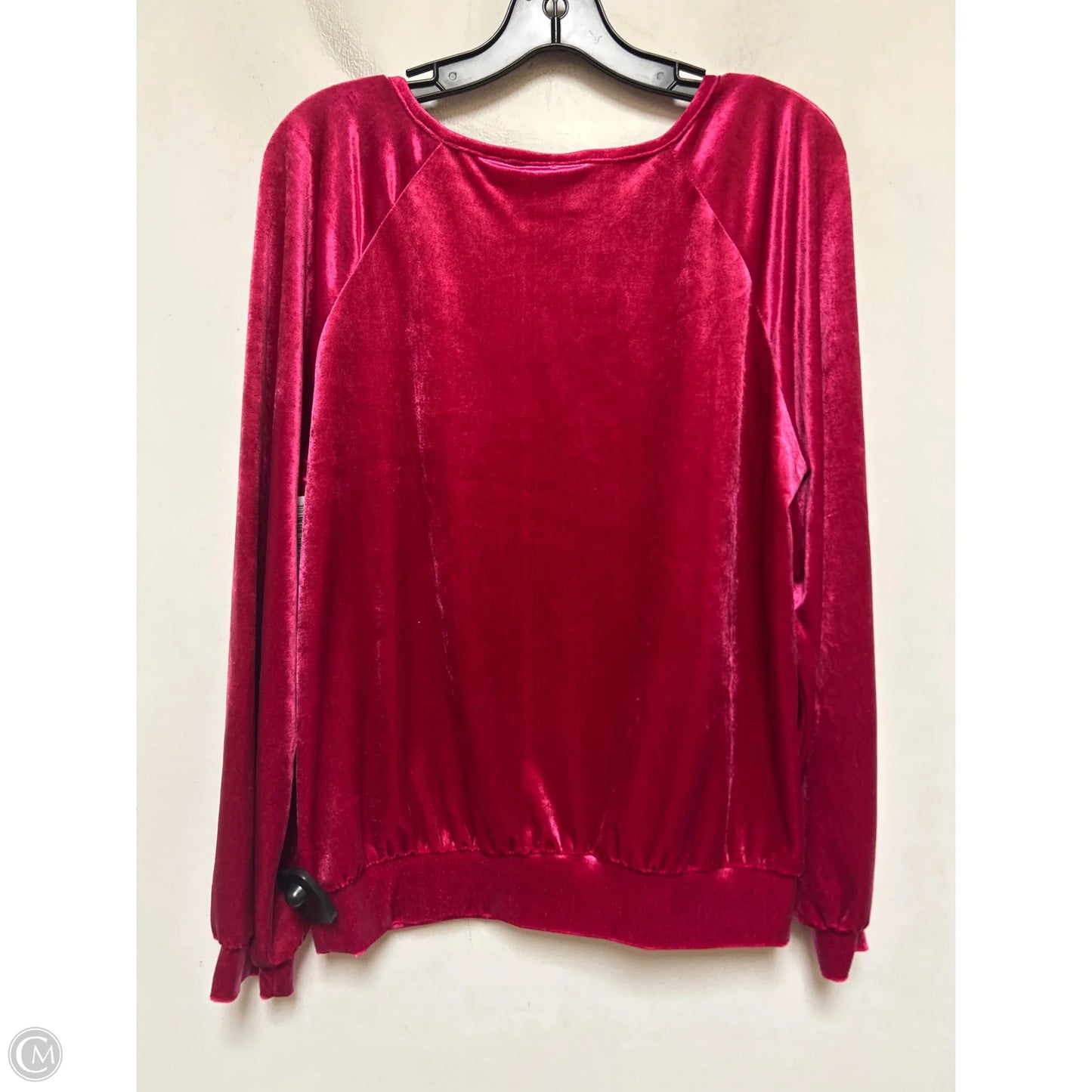 Top Long Sleeve By Maeve In Pink, Size: M