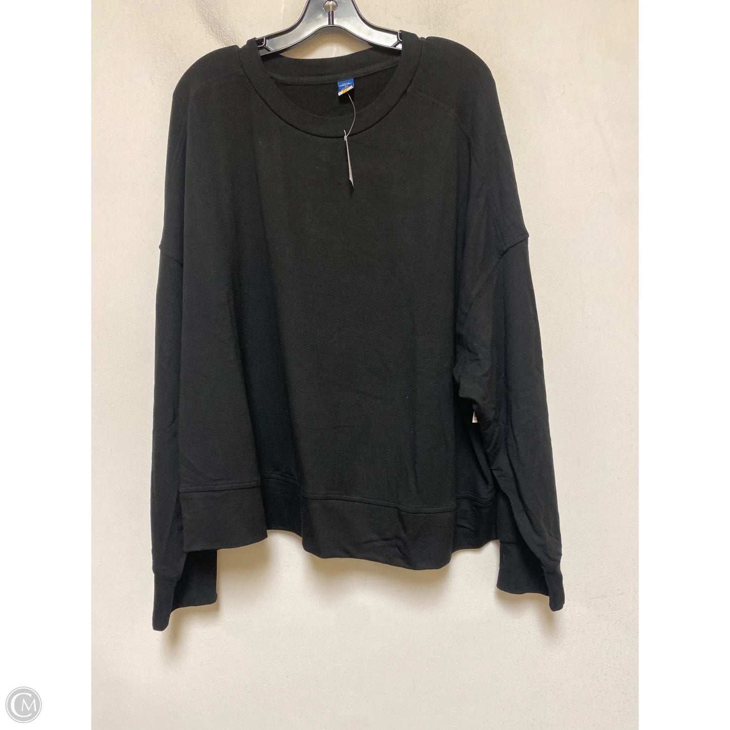 Top Long Sleeve Basic By Old Navy In Black, Size: 3x