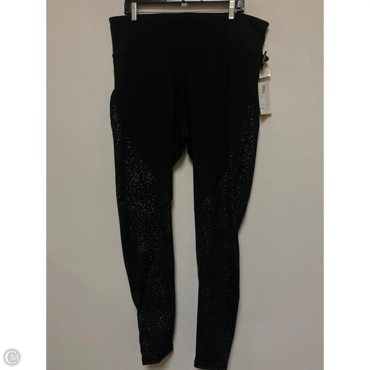 Athletic Leggings By Old Navy In Black & Gold, Size: Xxl