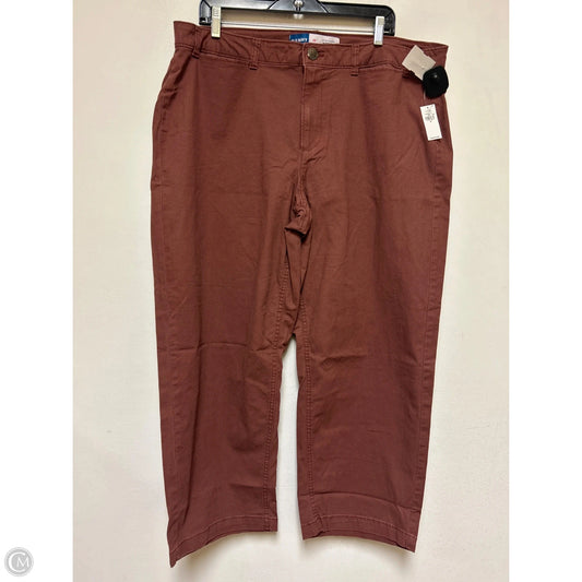 Pants Wide Leg By Old Navy In Brown, Size: 20