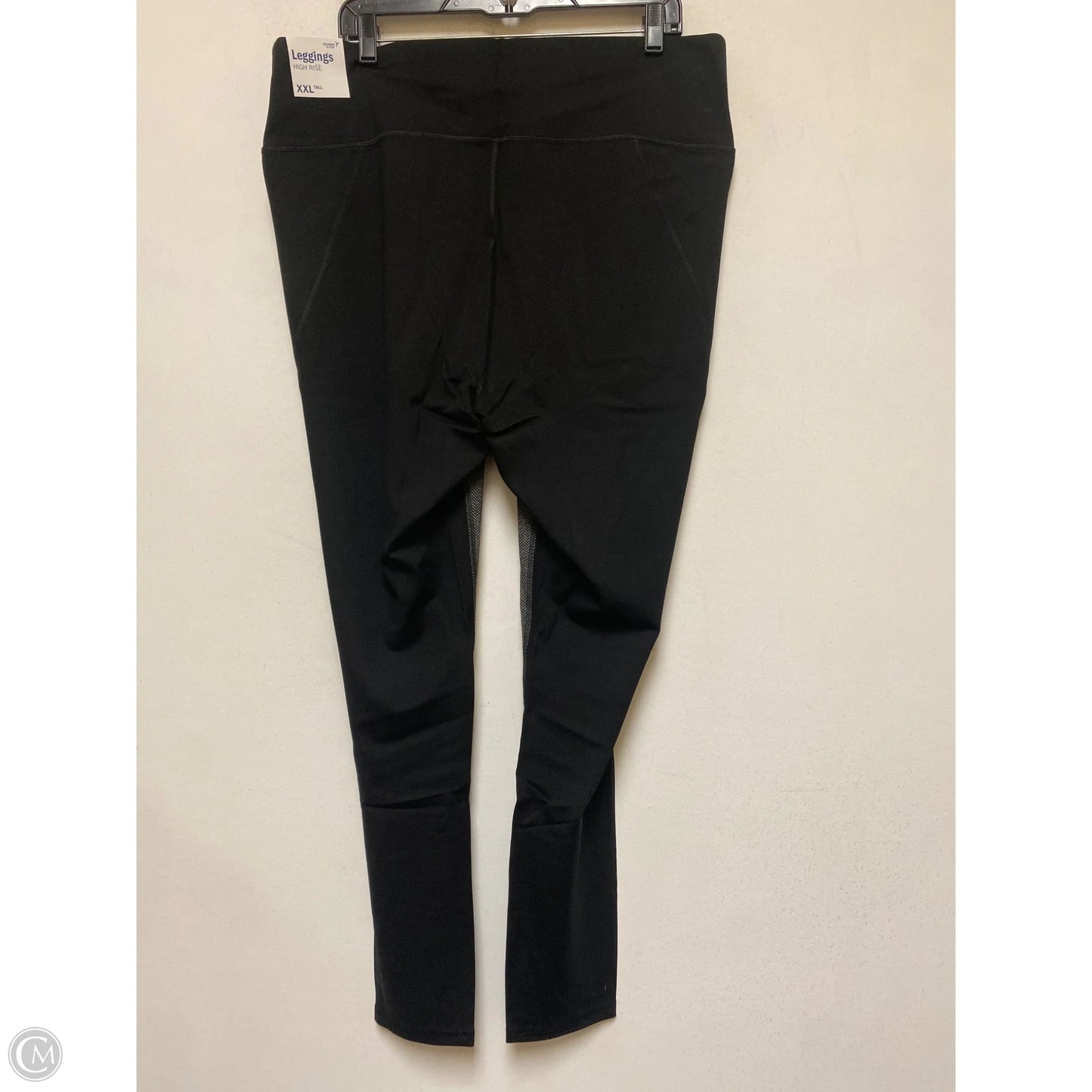 Athletic Leggings By Old Navy In Black & Grey, Size: Xxl