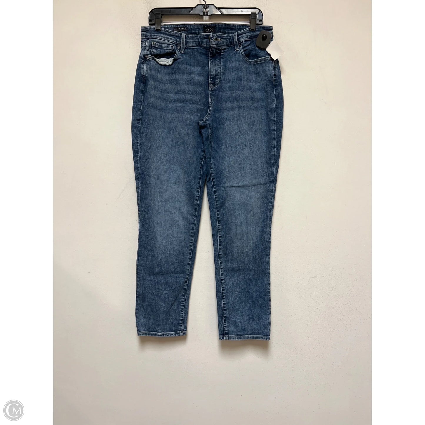 Jeans Straight By Not Your Daughters Jeans In Blue Denim, Size: 10