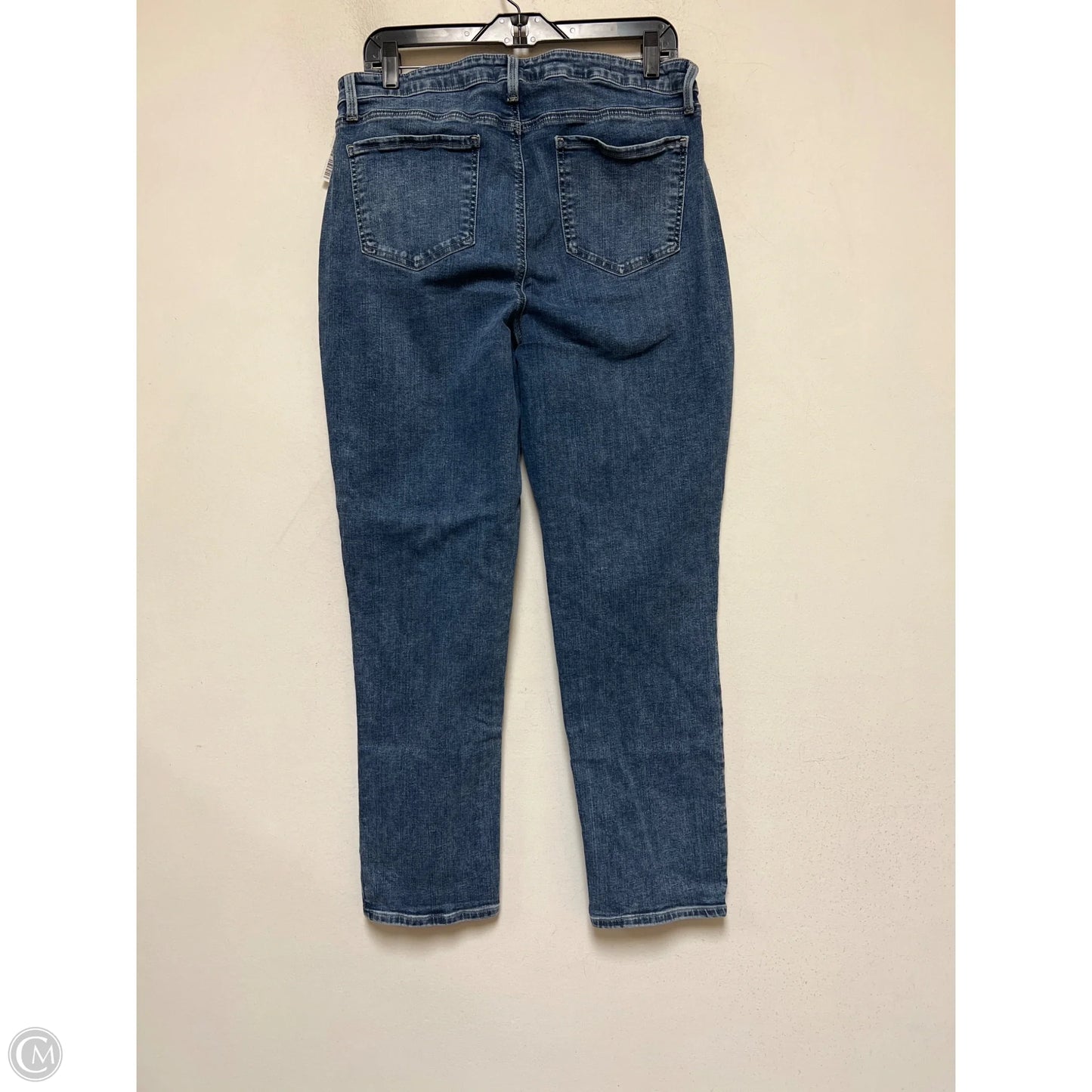 Jeans Straight By Not Your Daughters Jeans In Blue Denim, Size: 10