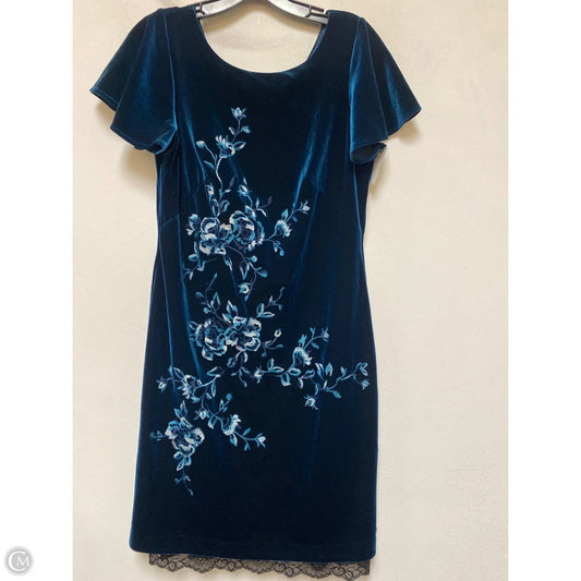 Dress Casual Midi By White House Black Market In Blue, Size: Sp