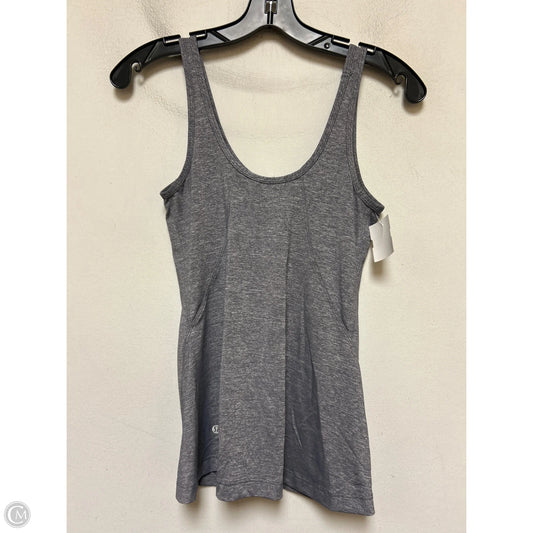 Athletic Tank Top By Lululemon In Grey, Size: S