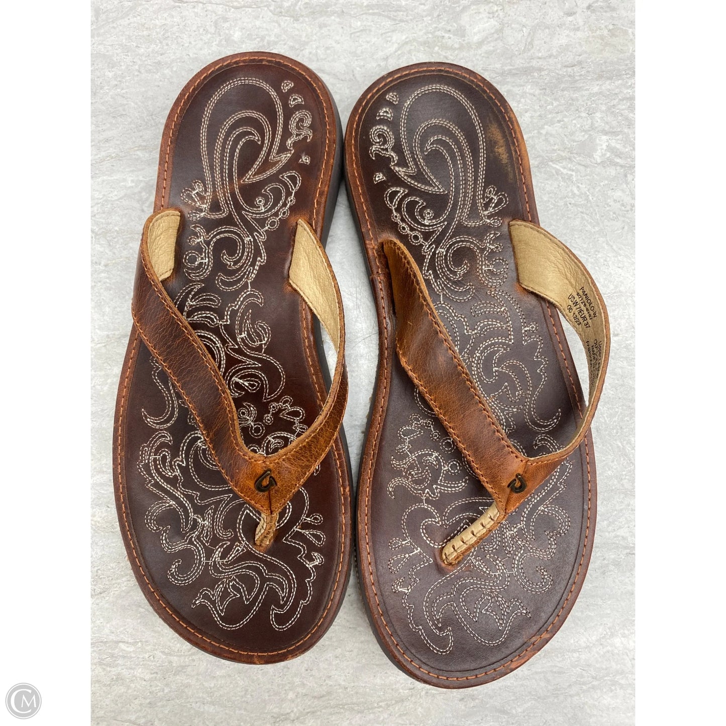 Sandals Flats By Olukai In Brown, Size: 7