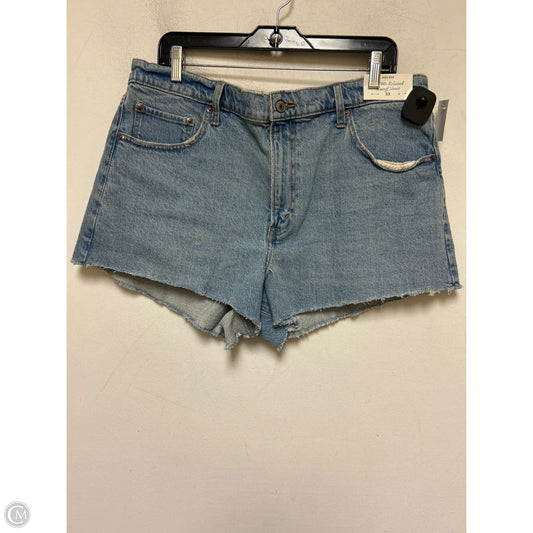 Shorts By Abercrombie And Fitch In Blue Denim, Size: 16