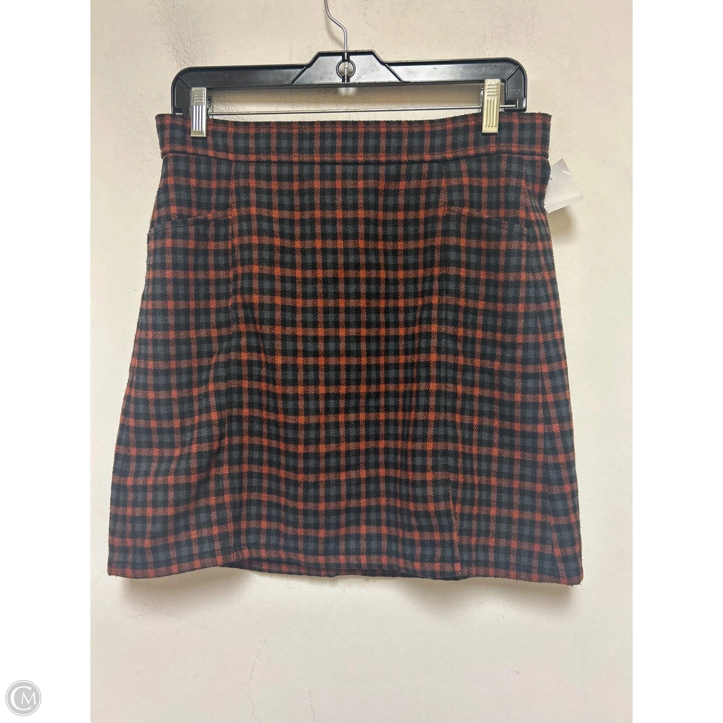 Skirt Mini & Short By Loft In Plaid Pattern, Size: 4