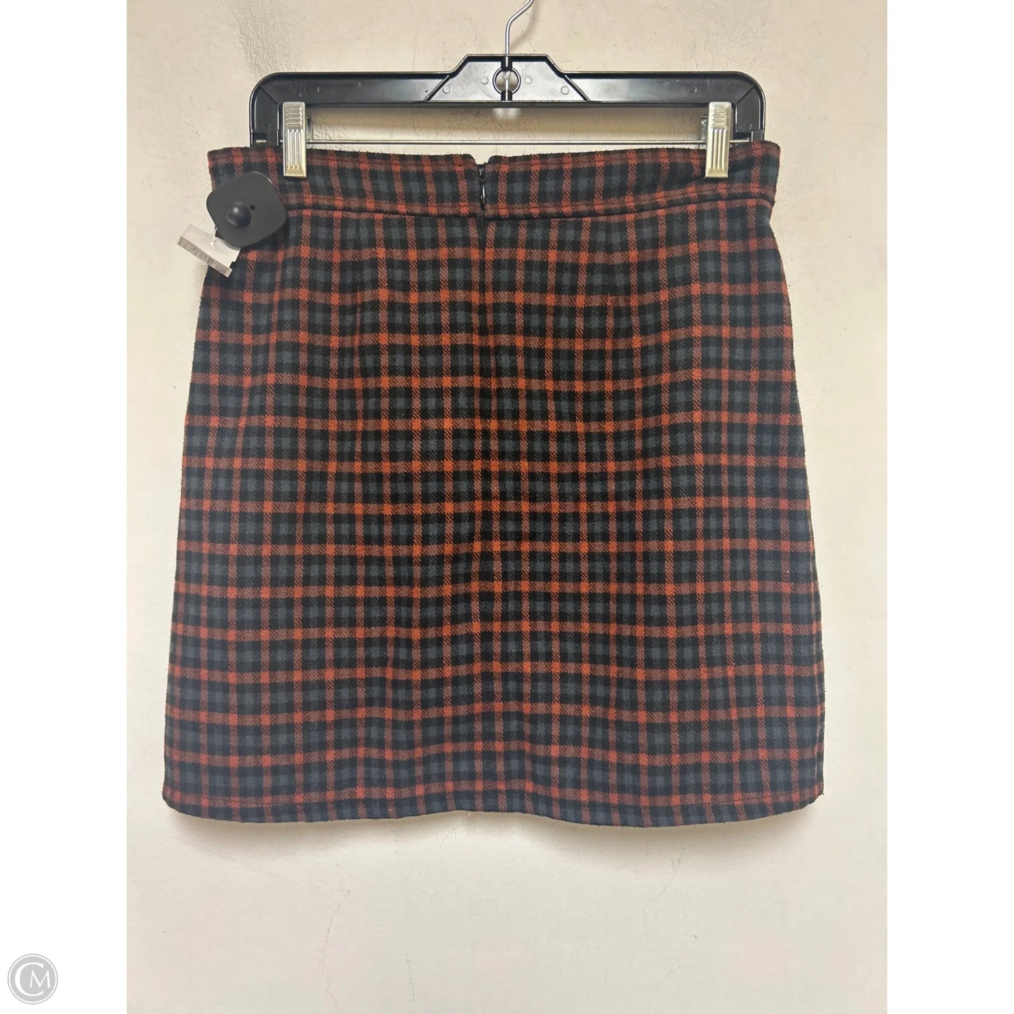 Skirt Mini & Short By Loft In Plaid Pattern, Size: 4