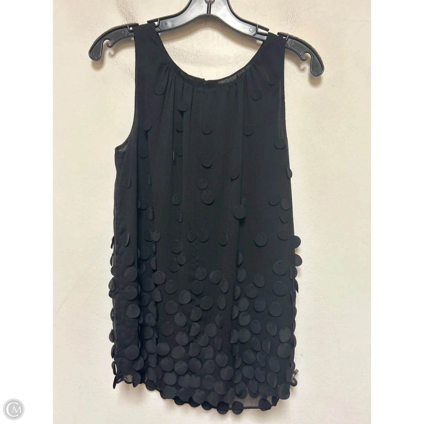 Top Sleeveless By Talbots In Black, Size: S