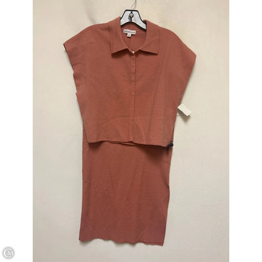Skirt Set 2pc By Calvin Klein In Pink, Size: M