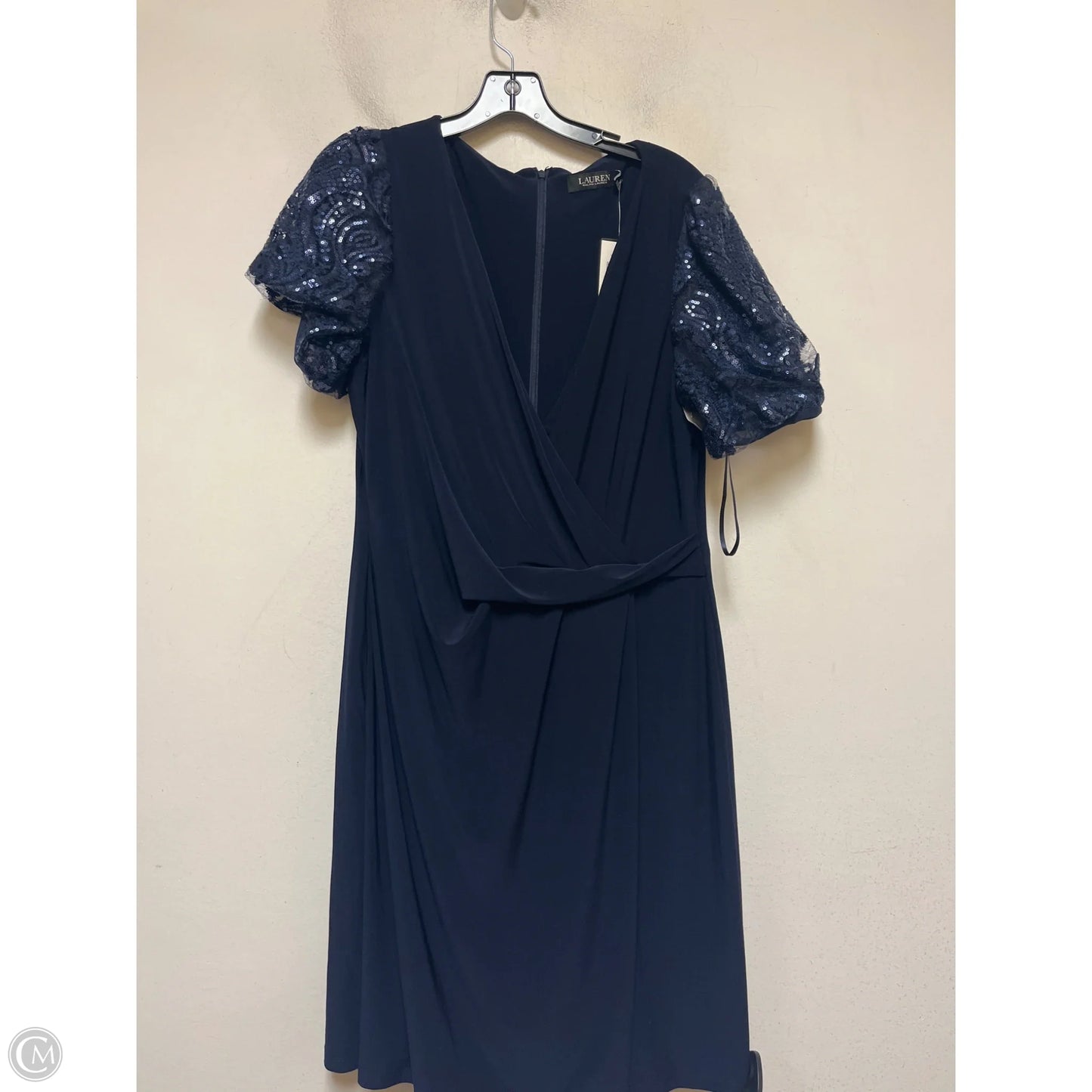 Dress Casual Short By Lauren By Ralph Lauren In Navy, Size: L
