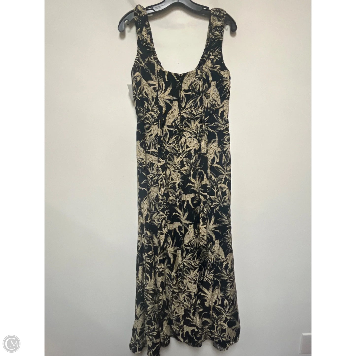Dress Casual Maxi By Taylor In Black & Tan, Size: M