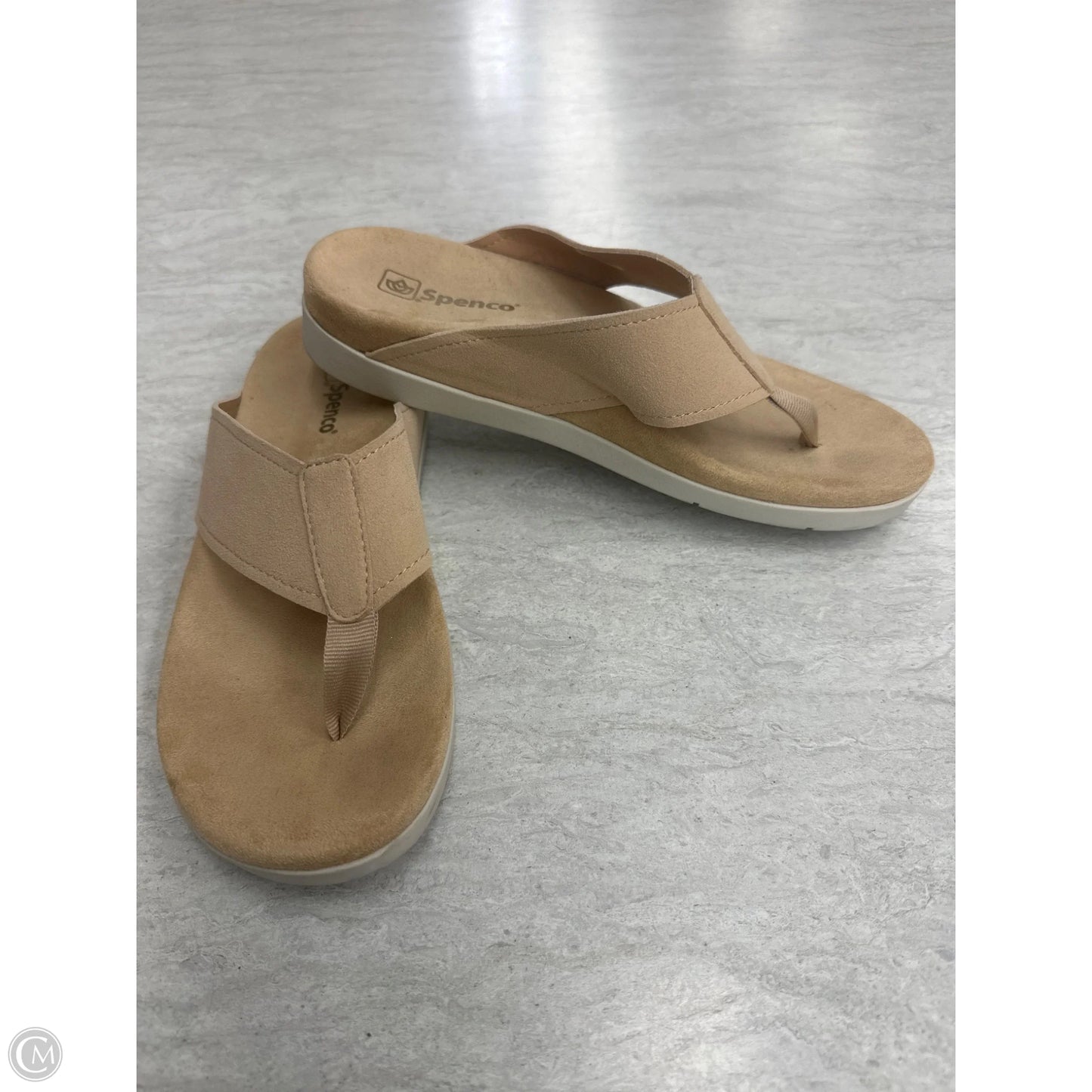 Sandals Flats By Spenco In Tan, Size: 8