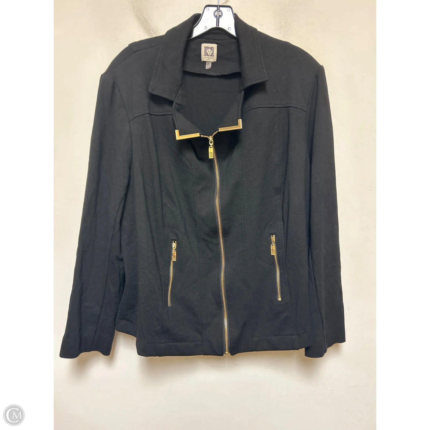 Blazer By Anne Klein In Black, Size: 2x