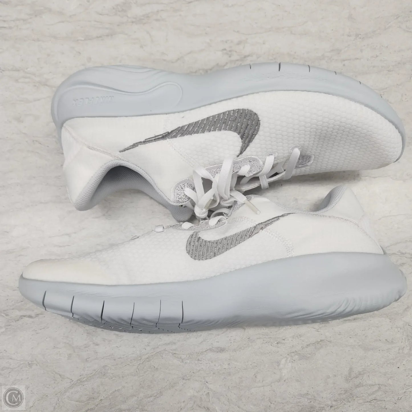 Shoes Athletic By Nike In White, Size: 12