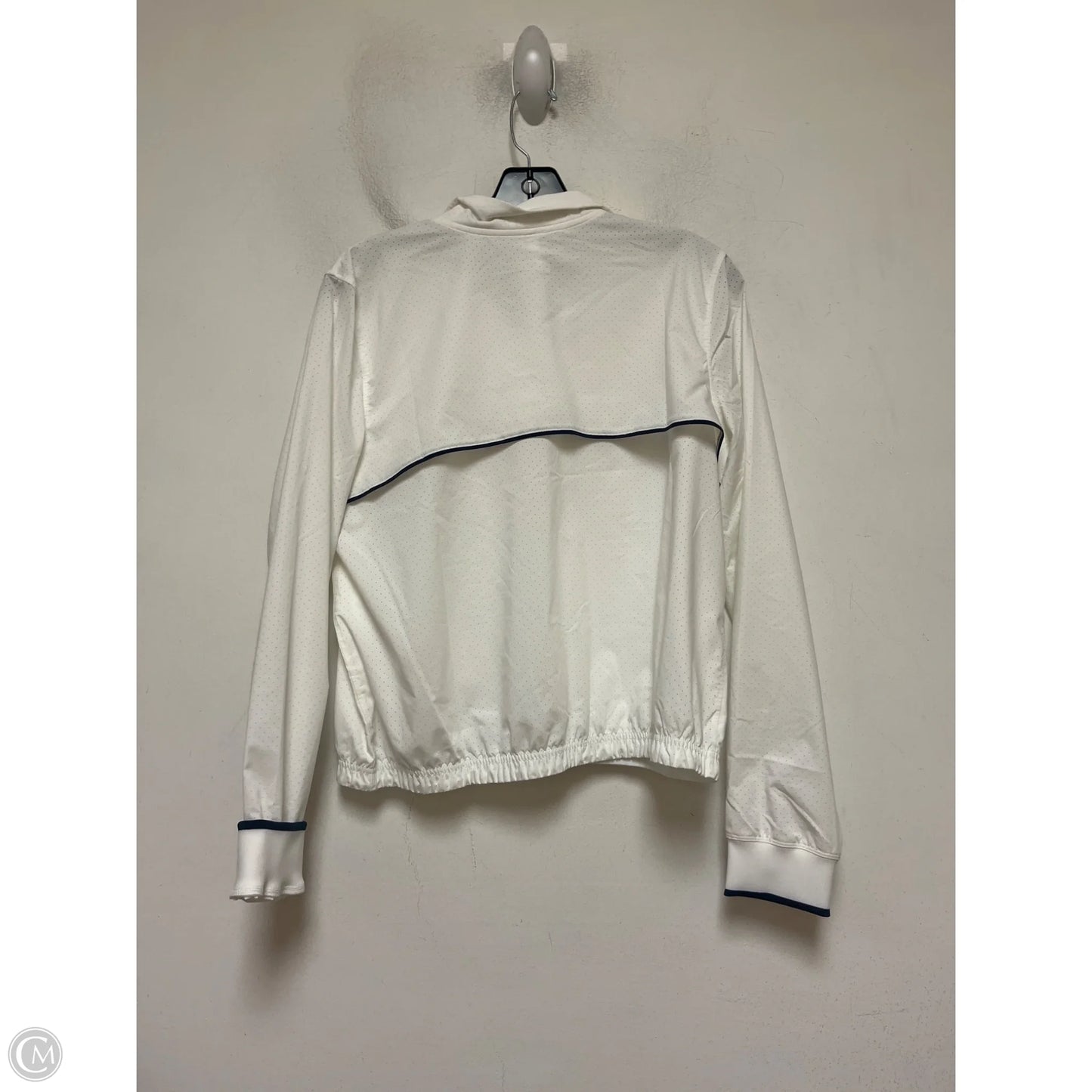 Athletic Jacket By Lululemon In White, Size: 8