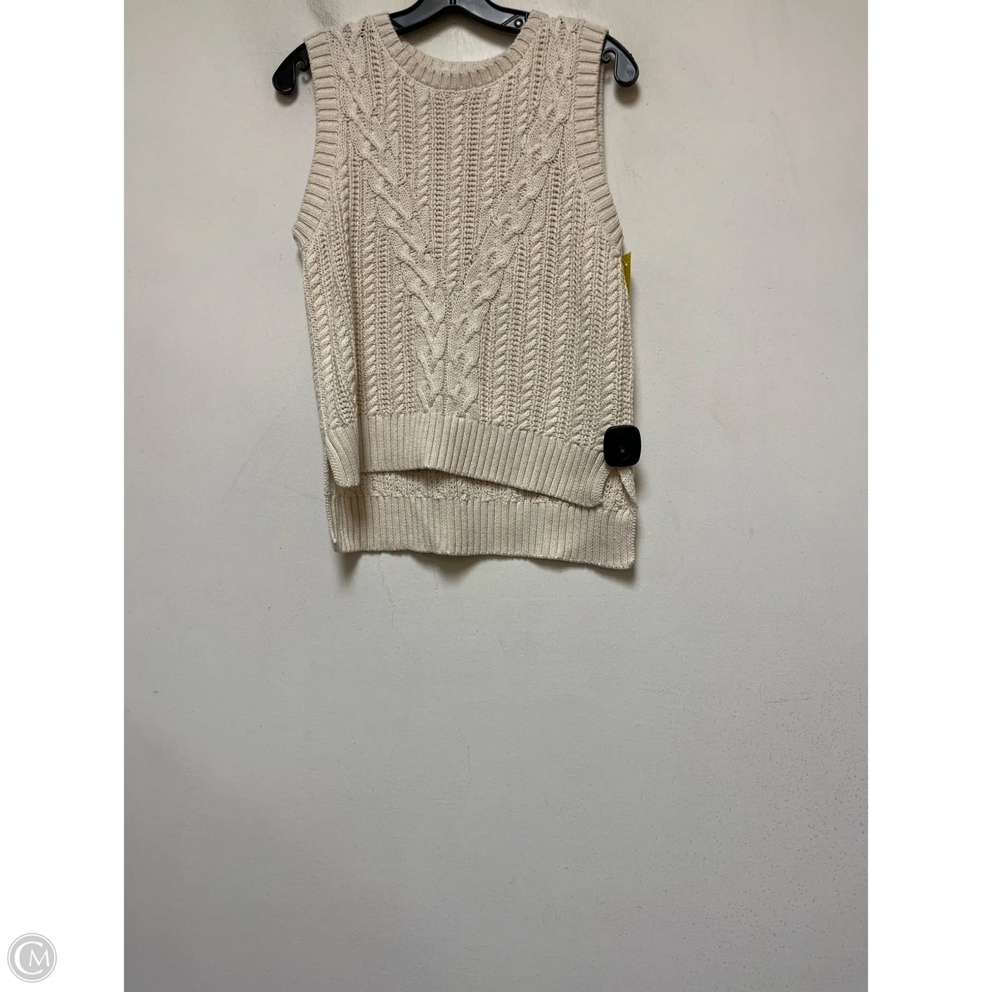 Vest Sweater By Rachel Zoe In Tan, Size: M