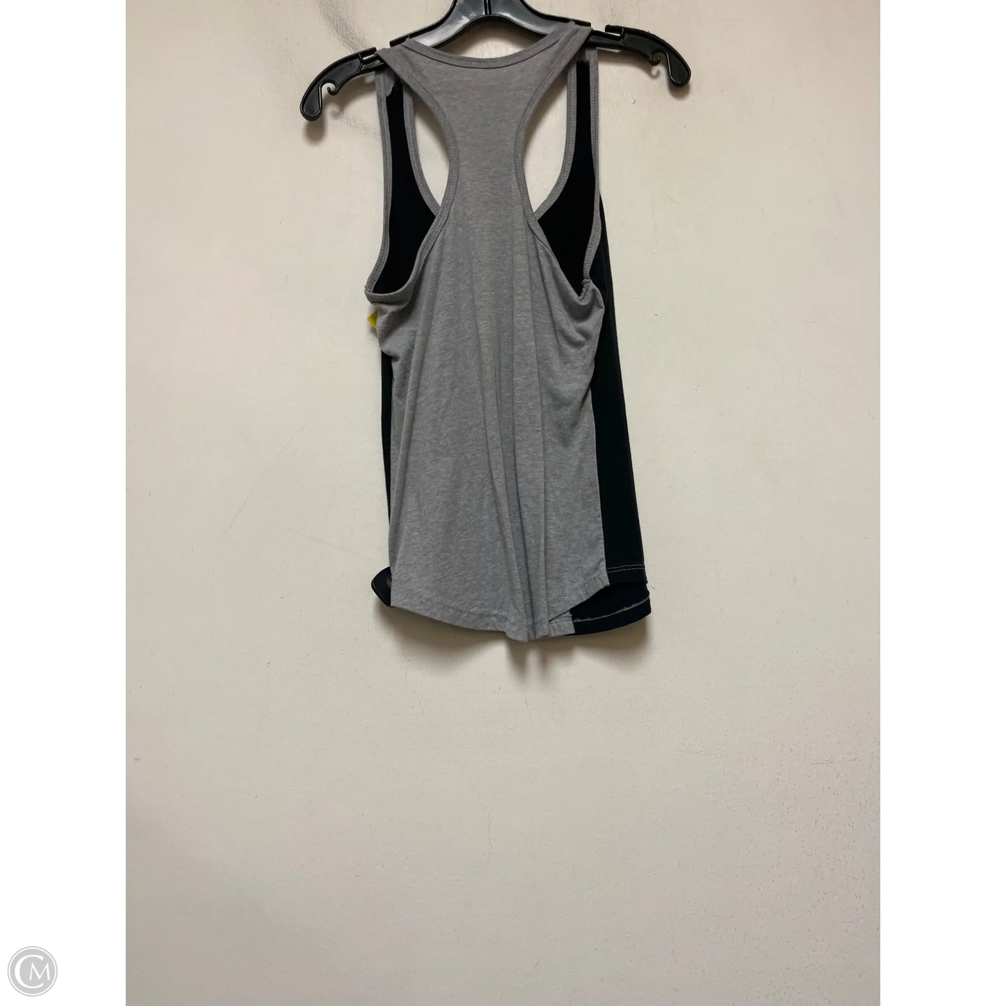 Tank Top By Clothes Mentor In Black & Grey, Size: S