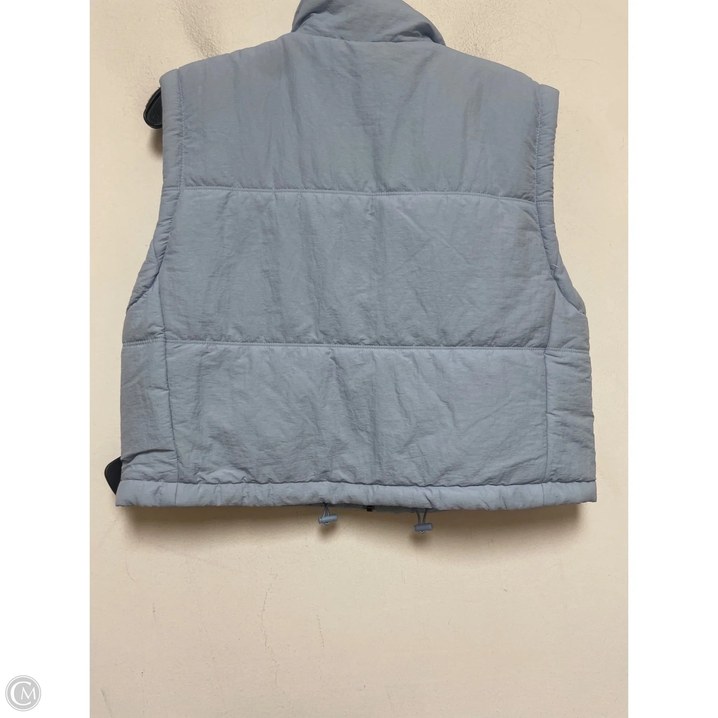 Vest Puffer & Quilted By Thread And Supply In Blue, Size: M