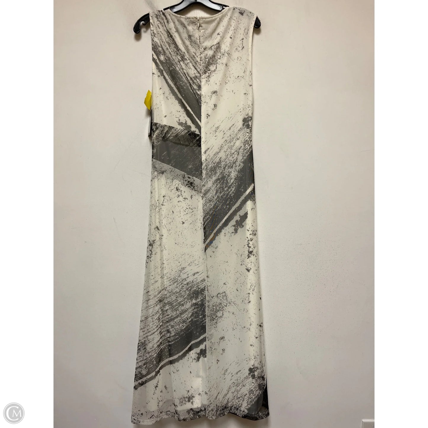 Dress Casual Maxi By Dkny In Black & White, Size: M