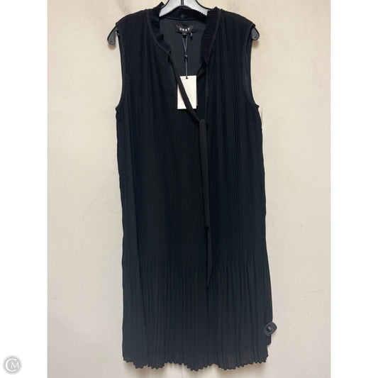 Dress Casual Midi By Dkny In Black, Size: L