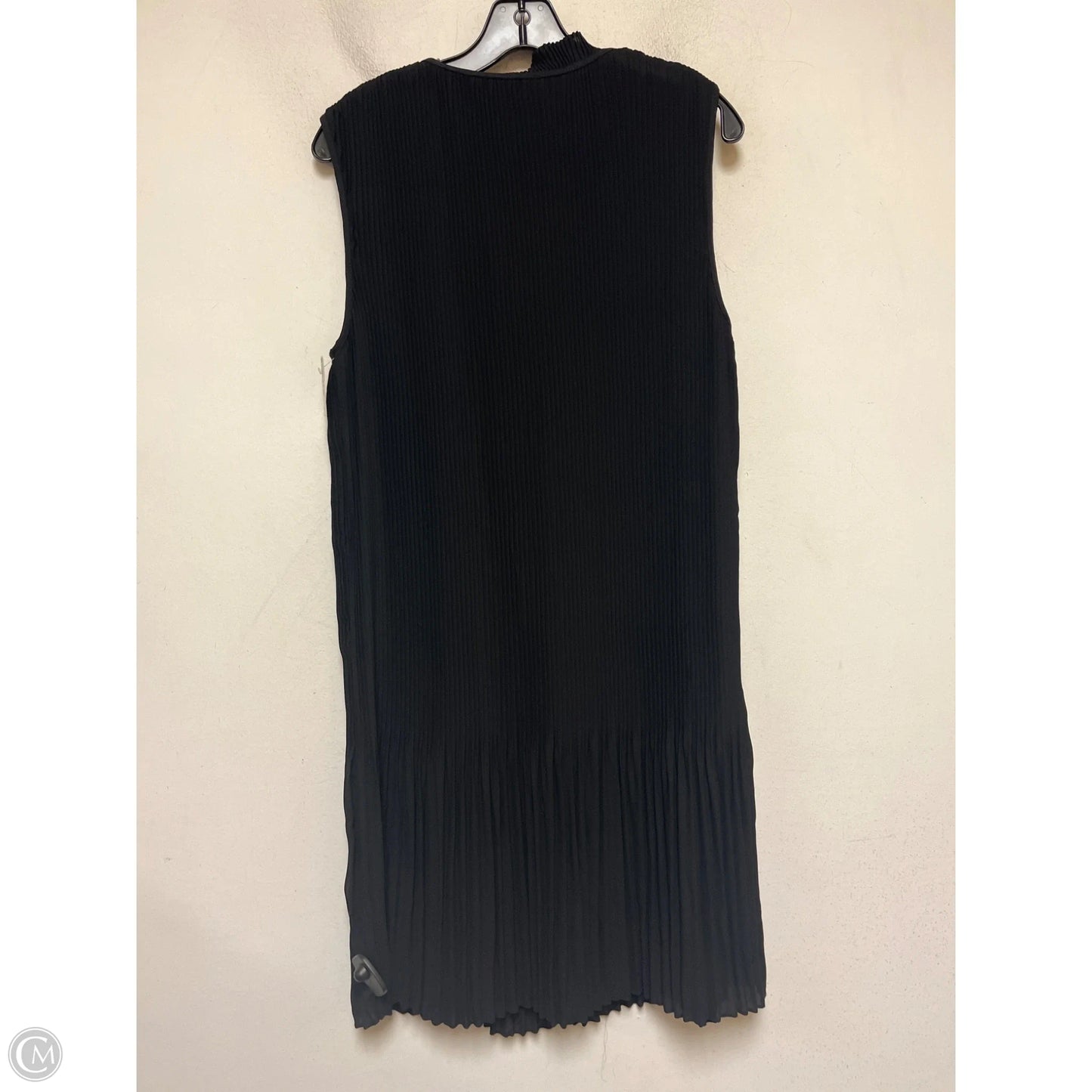 Dress Casual Midi By Dkny In Black, Size: L