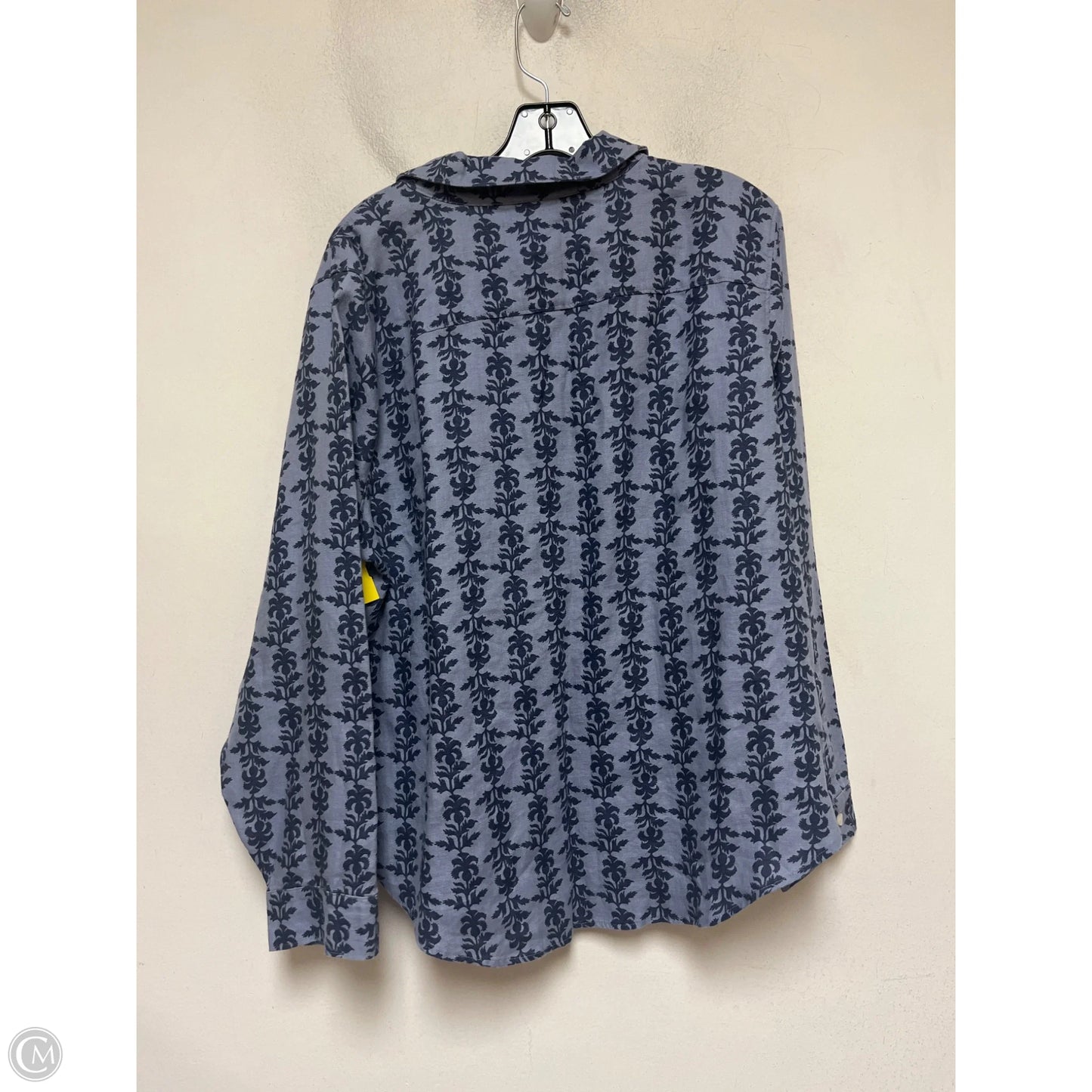 Top Long Sleeve By Spartina In Blue, Size: Xl
