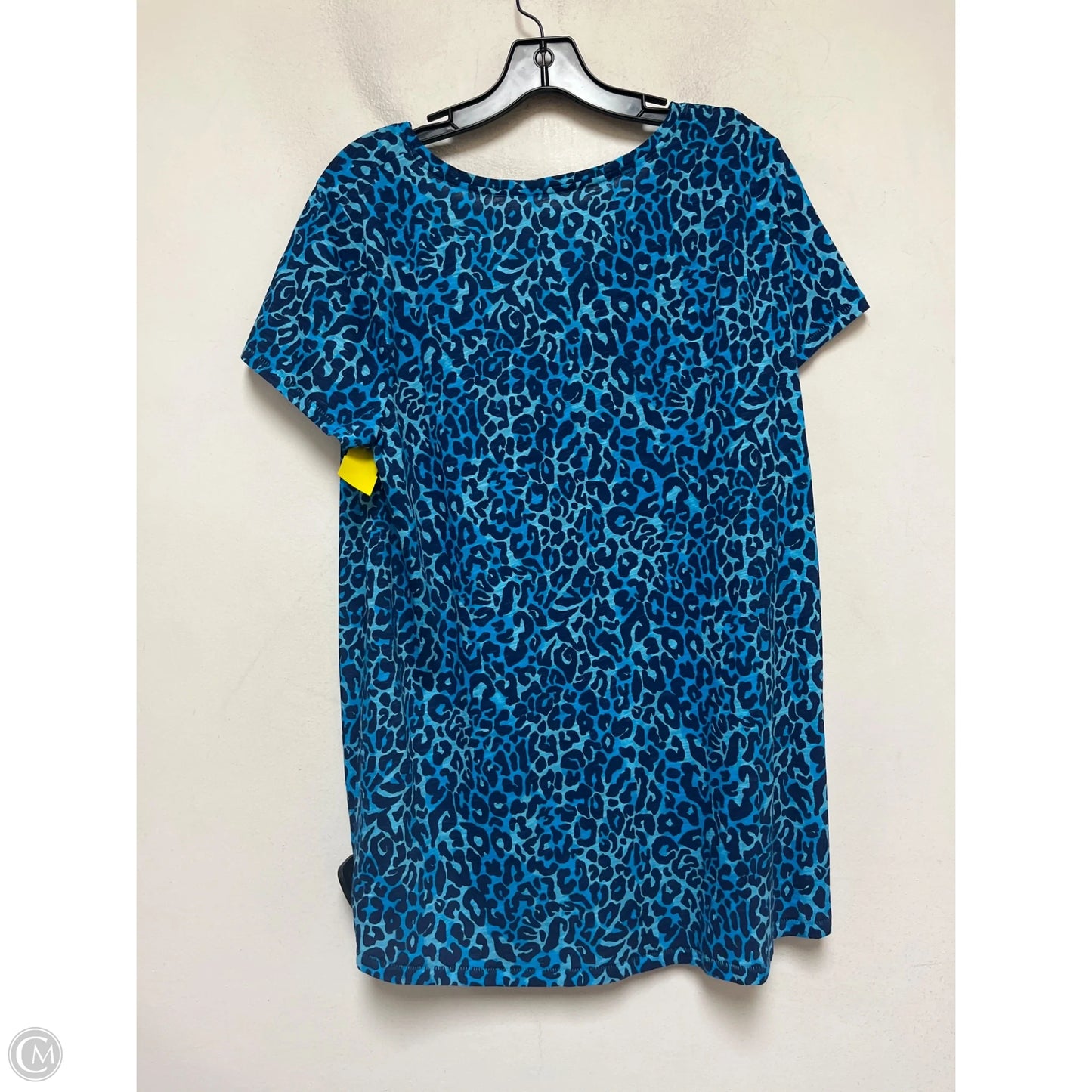 Top Short Sleeve Designer By Lilly Pulitzer In Animal Print, Size: Xl