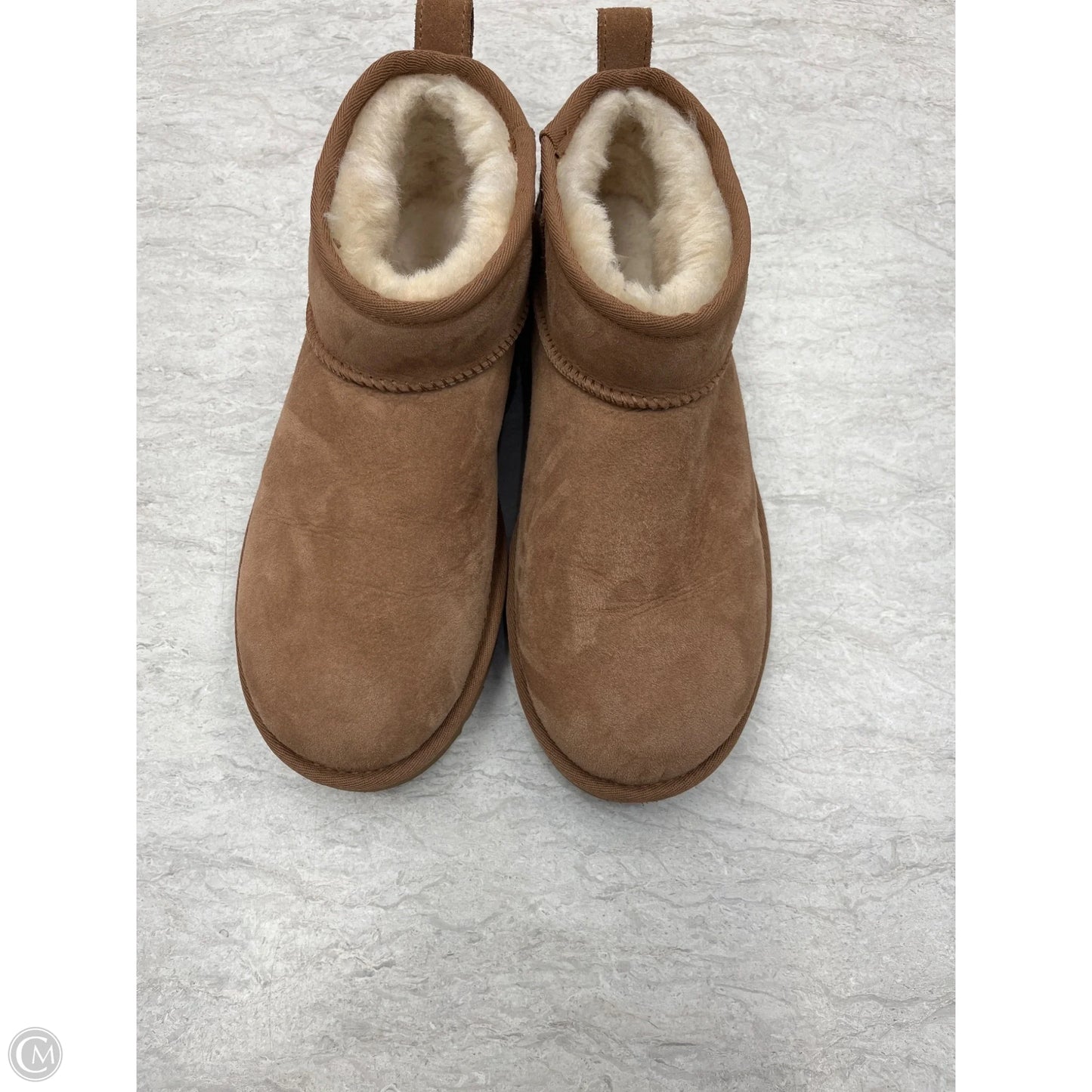 Boots Designer By Ugg In Tan, Size: 9