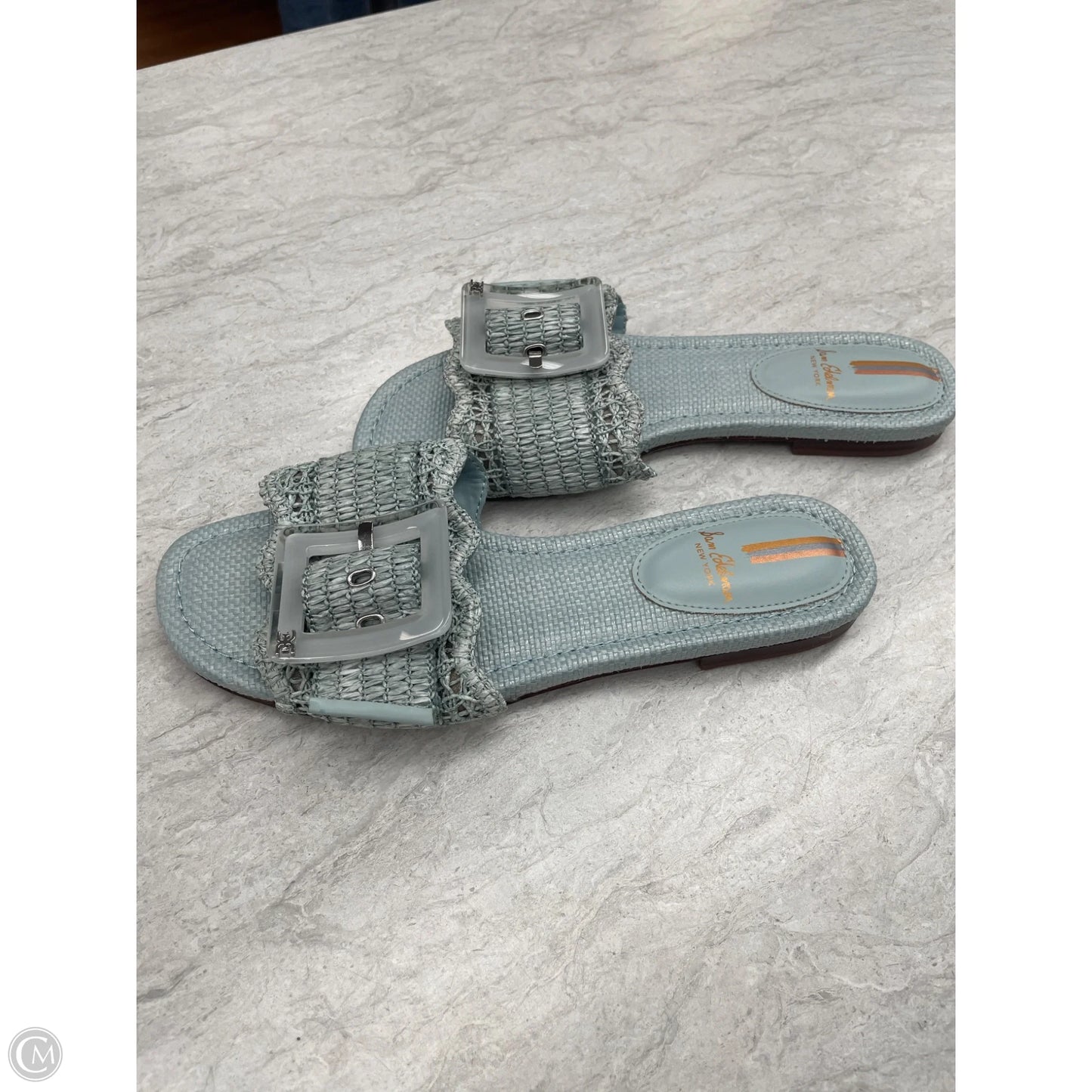 Sandals Flats By Sam Edelman In Blue, Size: 8.5