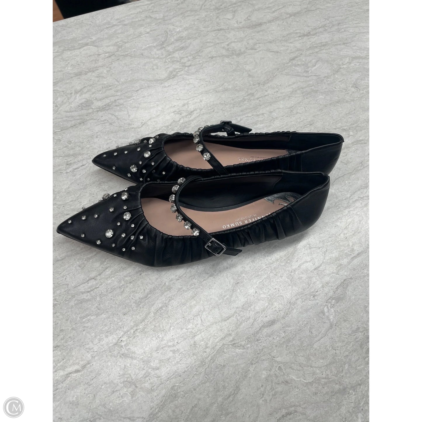Shoes Flats By Clothes Mentor In Black, Size: 8.5