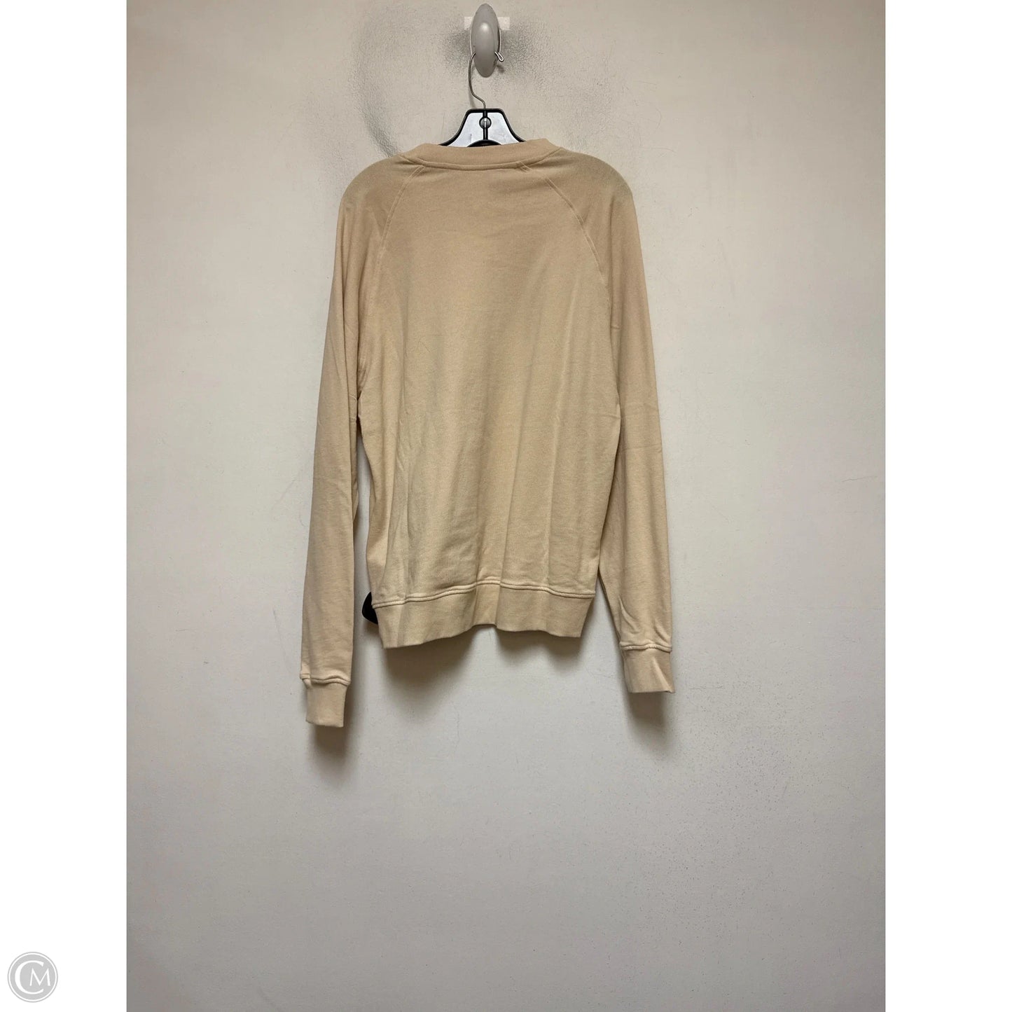 Top Long Sleeve By Disney In Tan, Size: M
