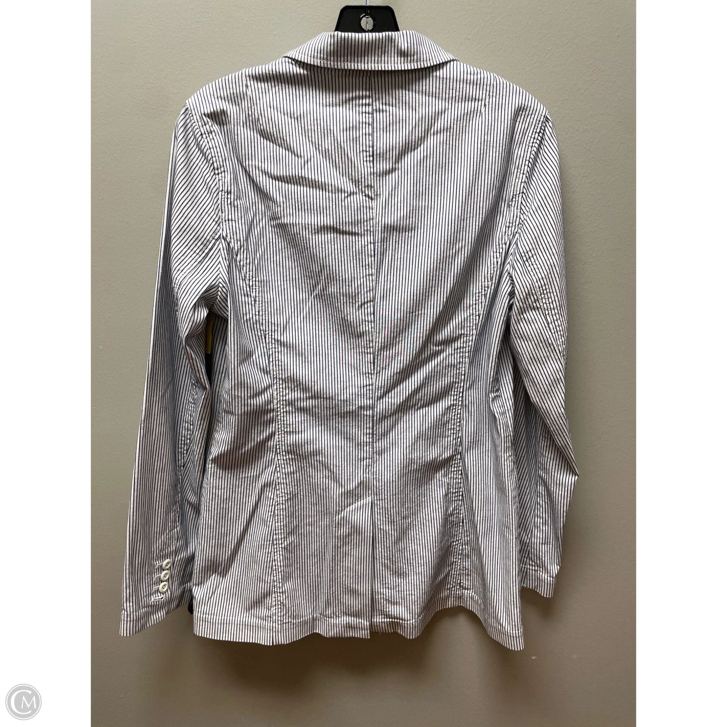 Blazer By Banana Republic In Striped Pattern, Size: M